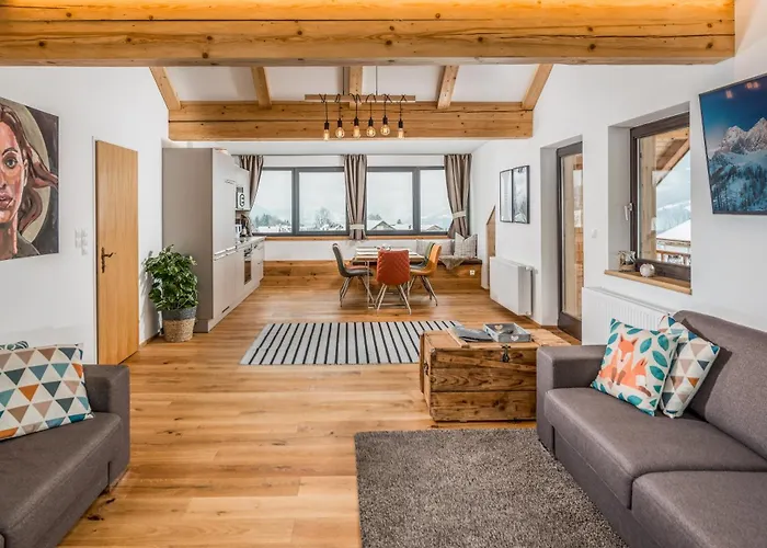 Apartamento Naturchalet Höflehner - Heimgefühl&ruhelage An Loipe&wanderweg Ramsau am Dachstein